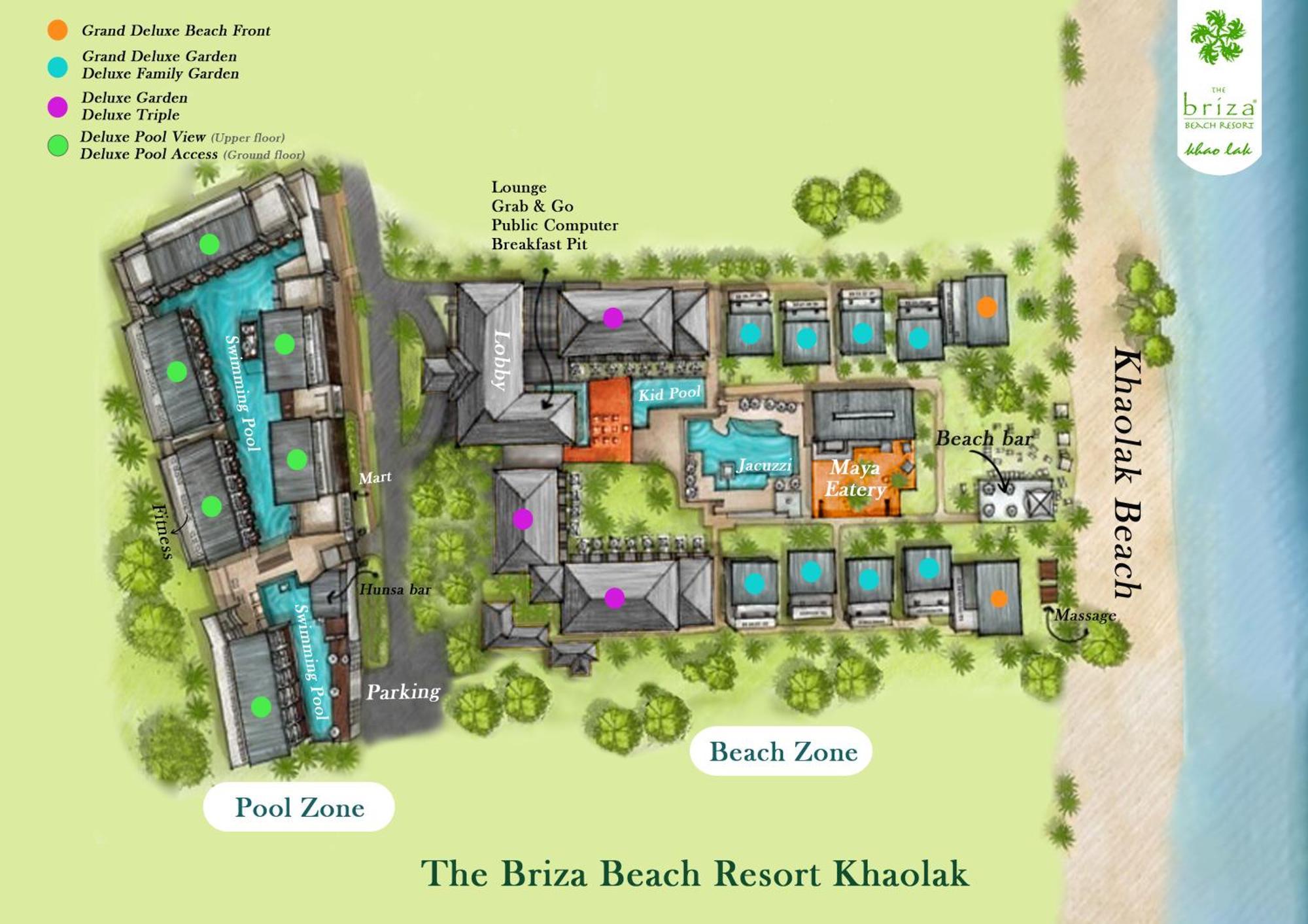 The Briza Beach Resort, Khao Lak Sha Extra Plus Dış mekan fotoğraf